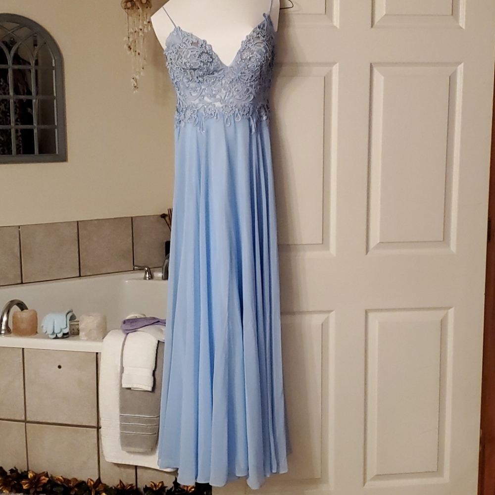 Blue Prom/ Wedding Dress